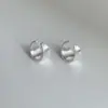 Pendientes de Clip para Oreja Cepillados para Viajes Diarios, Abiertos y Accesibles para Mujeres, Diseño de Lujo de Nicho, Clip para Cartílago de Oreja de Gama Alta, Pendientes de Moda Versátiles sin Perforación