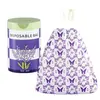 Bolsas de basura de color lavanda para uso doméstico, engrosadas, portátiles, a prueba de fugas, con cordones grandes, resistentes al desgarro, extra gruesas, específicamente para uso en la cocina