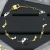 Pulsera Nueva de Diseñador Estilo Europeo y Americano Transfronteriza con Logo y Múltiples Patrones de Letras para Mujer, Lujo de Gama Alta, Fotos Reales, Mayoreo