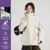 Chamarra cortavientos impermeable tres en uno estilo Luotuo para exteriores para mujer, abrigo de trabajo para empresa para hombre, LOGOTIPO personalizado