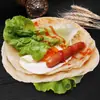 Panquecas Originais Pegadas à Mão, Panquecas de Café da Manhã Estilo Taiwanês, Alimento Instantâneo Semi-Acabado para Preguiçosos, Wrappers Autênticos de Panqueca Estilo Família, Caixa Completa
