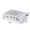 Amplificador de Potencia para Coche y Hogar St-838 12V para Ordenador de 2.1 Canales con Ajuste de Graves Potentes Amplificador de Potencia Pequeño