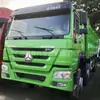 Entrega Directa del Fabricante Camión Volquete Africano Howo de Cuatro Ruedas Delanteras y Ocho Ruedas Camión Volquete Howo de 12 Ruedas 371 375 Caballos de Fuerza