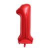 [Embalagem individual] Balão digital de alumínio vermelho grande de 40 polegadas balão rosa verde preto atacado