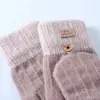 Guantes de Medio Dedo Abatibles Transfronterizos para Protección contra el Frío Ciclismo Guantes Tejidos Táctiles Lana de Alpaca Guantes de Lana Cálidos Venta al por Mayor