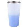 Taza de café personalizada de acero inoxidable 304 de doble capa, superventas transfronterizas, degradado simple, taza de cerveza, restaurante, hotel, taza de agua