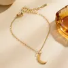 Pendientes Asimétricos de Sol y Luna de Lujo Ligero Transfronterizos Europeos y Americanos para Mujer, Accesorios para Orejas con Borlas, Pulsera Simple y de Alta Gama de Sol y Luna