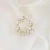 Broche Pérola Céu Estrelado, Feminino, Alto Padrão, Alfinete Anti-Exposição, Versátil, Broche Criativo Exquisito para Casaco