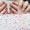 Pegatinas para Uñas de Flores Secas Simuladas con Diseño 3D en Relieve, Tendencia 2026 Nuevos Pétalos Pequeños Coloridos Pegatinas para Uñas Portátiles con Flores