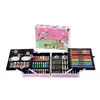 Set de Pintura con Pinceles de Acuarela de 145 Piezas Set de Herramientas de Pintura Caja de Regalo Pinceles de Acuarela para Estudiantes Materiales de Arte Suministros para Regalo