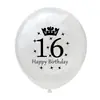 Amazon 70/80/90 Corona Digital Globos de Látex Confeti Decoración de Fiesta de Cumpleaños 16th Adulto