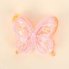 Tocado de joyería con forma de mariposa, accesorio para el cabello, bonito, fresco y dulce, de malla de doble perla para chica