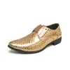 Zapatos de Cuero de Negocios para Hombre de Talla Grande Transfronterizos Otoño e Invierno Nueva Moda Zapatos sin Cordones de Corte Bajo Zapatos de Cuero Casual Lacados Puntiagudos