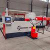 Máquina de Bordillo de Barra de Acero CNC Totalmente Automática, Máquina Todo en Uno para Enderezar Barra de Acero, Bordillo y Barra de Placa, Máquina de Bordillo de Barra de Acero CNC