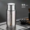 Taza Aislante de Titanio Puro con Texto del Sutra de Guanyin, Titanio Puro por Dentro y por Fuera, Taza de Té para Oficina de Negocios, Taza de Titanio para Coche, Taza de Regalo