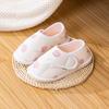 Zapatos Posparto con Hebilla para Primavera y Otoño, Pantuflas de Algodón para Casa con Dibujos, Trasero Cerrado, Antideslizantes, Transpirables, Zapatos de Algodón Puro para Maternidad para Todas las Estaciones