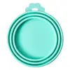 Tapa para Lata de Mascota, Tapa de Silicona para Conservar Frescura, Tapa Selladora para Lata de Perro, Tapa Selladora Universal, Tapa de Silicona para Lata Tres en Uno