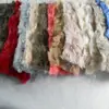 Terciopelo Coreano Terciopelo PV Terciopelo Pulido Flor Retorcida Rosa Círculo Mágico Cabello Largo Brillante Ropa de Terciopelo PV Juguete Material Superior Mayoreo
