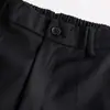 Pantalones cortos de traje negros talla grande para niños, pantalones infantiles talla extra grande, pantalones de uniforme escolar para niños mayores y estudiantes de primaria