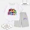 Critters Sonrientes Ropa de Animal Pequeño Sonriente Aterrador Traje Niños y Niñas Manga Corta Verano Ropa Infantil Tops