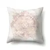 Funda de almohada de poliéster estilo folk bohemio nórdico decoración de coche impresión para el hogar funda de almohada de noche QTH23