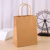 Bolsas de Papel Kraft, Bolsas Tote para Ropa, Té, Comida, Empaque para Pasteles de Luna, Bolsas de Regalo para Miel, Cuadradas de Fondo Plano Ecológicas al por Mayor