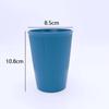 Vaso para Enjuague Bucal de Paja de Trigo Vaso de Regalo Logotipo Impreso Hotel Hogar Vaso para Beber Lavado Cepillo de Dientes Vaso de Agua de Plástico Venta al por Mayor