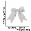 Laço de Natal Verde Completo 13cm Adereços de Decoração para Árvore de Natal Pingente de Mini Laço de Natal