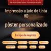 Poster de alta definição para impressão de publicidade impressão jato de tinta design publicitário placa KT impressão colorida adesivo Yi Labao poster