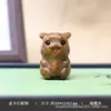 Adornos de madera de dibujos animados de Pikachu, cadena para teléfono, colgantes hechos a mano de sándalo, materiales para accesorios, venta al por mayor
