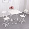 Mesa plegable, mesa de comedor para el hogar, mesa de comedor sencilla para 4 personas, mesa cuadrada pequeña, mesa cuadrada portátil para exteriores