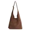 2024 Nuevo Bolso Tote Casual Portátil para Mujer de Gran Capacidad Texturizado Bolso de Hombro para Viajes Cotidianos Estilo Perezoso Bolso de Axila