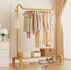 Perchero Vertical de Pie con Diseño Engrosado para Uso en Interiores, Adecuado para Dormitorio y Balcón del Hogar, Tendedero para Ropa, Perchero para Colgar Ropa