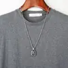 Colgante de Collar Hip-Hop de Calavera con Candado Europeo, Americano, Japonés y Coreano para Hombres y Mujeres Acero de Titanio Stn1402