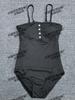 Nuevo estilo coreano Ins Blogger Traje de baño de una pieza adelgazante conservador para chica de piel clara para vacaciones en aguas termales para mujer con poco busto