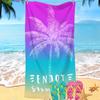 Mengqi Ropa de Hogar Toalla de Playa Estampado de León Toalla Cuadrada de Microfibra Toalla de Baño Absorbente Toalla de Secado Rápido Protector Solar