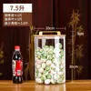 Pote de Vidro Selado de Grande Capacidade Pote de Armazenamento de Cola para Flores Cola para Peixes Pote de Armazenamento de Grãos Grossos para Cozinha Frasco de Citrato de Pericarpium para Exibição Comercial
