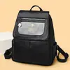 Mochila nueva de cuero suave para mujer, mochila PU moderna estilo coreano, antirrobo, multipropósito, bolsa escolar grande para mujer, envío transfronterizo