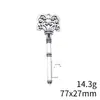 77X27Mm 14.3g Multicor DIY Liga Acessórios Material Abridor de Garrafa Pingente de Chave