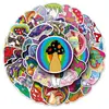 50 pegatinas de grafiti impermeables con dibujos de setas de colores para equipaje, scooter, ordenador, tableta, taza de agua, decoración