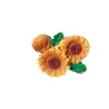 Pequeños accesorios de resina floral fresca en forma de crema para pegamento para manualidades de adornos para el cabello, pinzas para el cabello, pegatinas para refrigerador, decoraciones para fundas de teléfono y accesorios para botellas de agua