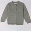 Novedad en stock, suéteres de estilo escolar ins para primavera y otoño, cárdigans de colores dulces, cárdigans pequeños de color liso, suéteres para ropa infantil