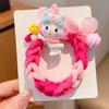 Elástico de Cabelo Infantil para Menina Trança Não Machuca Cabelo Elástico de Borracha 2024 Novo Elástico para Rabo de Cavalo Alto de Menina Acessório de Cabeça Kuromi