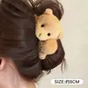 Presilha de cabelo de pelúcia de alta qualidade para outono e inverno para mulheres, versátil e fofa, presilha de tubarão para a parte de trás da cabeça, novo estilo coreano 2026, presilha de garra