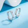 Novos Brincos de Textura com Design Geométrico Torcido Estilo Cool Brincos Simples e Exquisitos Joias de Orelha Femininas
