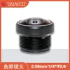 F:Lente Ultra Gran Angular de 0.99 mm 1/4" para Robot Aspirador Intercomunicador de Edificio Coche Sin IR