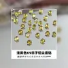 Pedras de Strass Imitação K9 12 Cores Nail Art Strass de Fundo Pontiagudo 33 Facetas Super Brilho 1,5-5mm Strass Redondos Coloridos Strass de Preenchimento Cristal