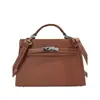Bolsa pequena de textura de alta qualidade bolsa feminina 2026 popular novo estilo bolsa transversal moderna bolsa de mão versátil elegante Bolsa Kelly