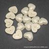 17 * 20 mm media cara corazón de melocotón concha de imitación champán ABS fondo plano amor DIY material hecho a mano accesorios para joyería en stock