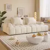 Yisheng Estilo Crema Sala de Estar Apartamento Pequeño Apartamento de Alquiler B&B Moderno Sencillo Sofá Estilo Crema Individual Universal